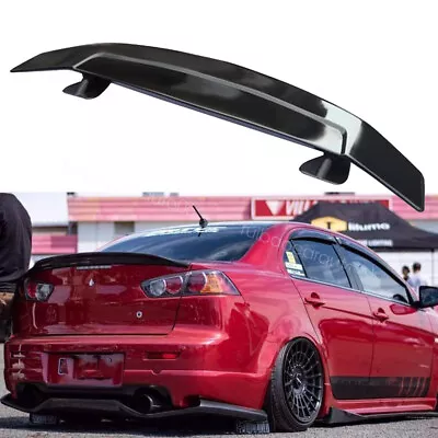 47  GT Style Racing Matte Black Rear Trunk Spoiler Wing For Mitsubishi Lancer • $89.99