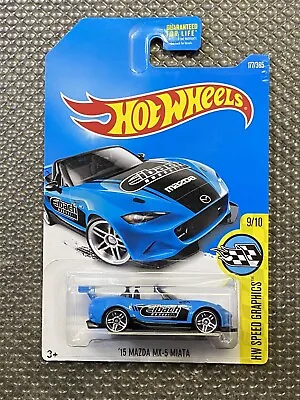 Hot Wheels 2015 Mazda MX-5 Miata EIBACH 2015 HW Speed Graphics 9/10 (48) • $7.99