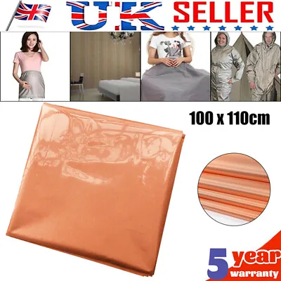 £12.35 • Buy 1x Copper Fabric RFID RF Shielding Anti-Radiation EMF Blocking Lining Protection