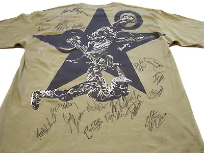 SOLDIERS OF HAVOC Team Signed Motocross TShirt Mens Large • $82