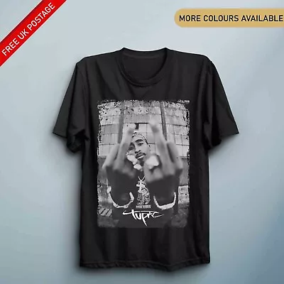 Tupac T Shirt Unisex Gangster Rap Shirt 2pac Shakur Music Concert T Shirt Gift • £13.99