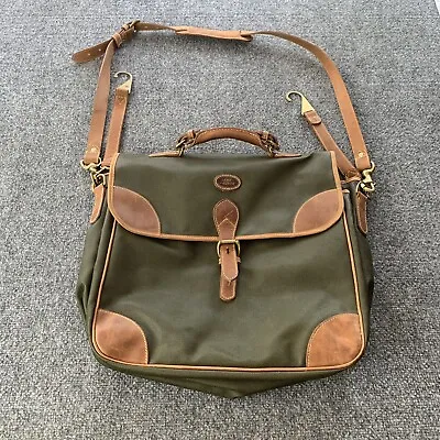 Land Rover Mulholland Bros Messenger Laptop Bag Brown Green • $125.95