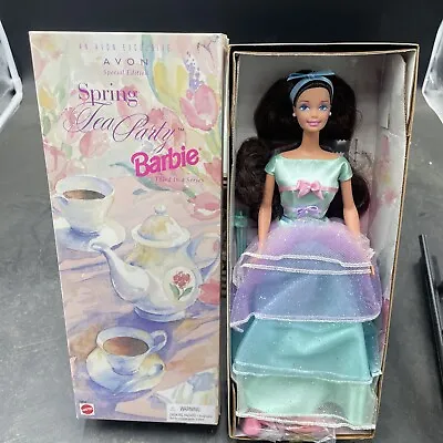 SPRING TEA BARBIE Doll Avon Special 3rd In Series Mattel #18658 Vintage 1997 NEW • $19.99