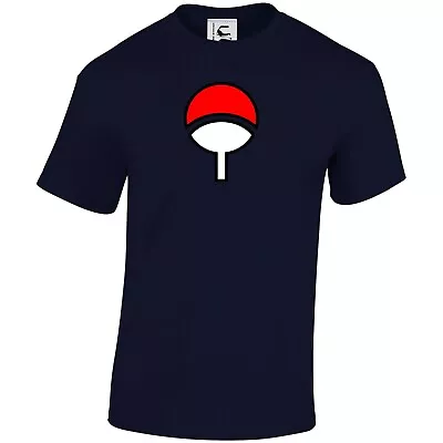 Anime Naruto Sasuke Uchiha Family Symbol Japanese T-shirt Adults Teens & Kids • £9.99