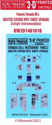 Kits World Decals 1/48 3D INSTRUMENTATION TORNADO GR.4 INACTIVE SCREENS TARDIS • $11.99