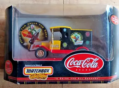 Matchbox Coca Cola Collectibles Panel Van Truck Happy Holidays NIP • $17.97