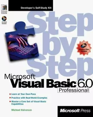 Microsoft® Visual Basic® Professional 6.0 Step By Step Halvorson Michael • $5.99