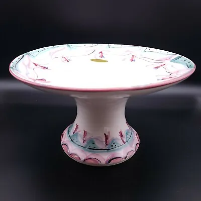 Vintage Large Ceramic Hand Painted Cake Cupcake Stand   • $65