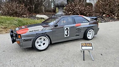 NEW! Custom Tamiya 1/10 Audi Quattro A2 Body ONLY W/ LEDs 51615 - READ! • $119.99