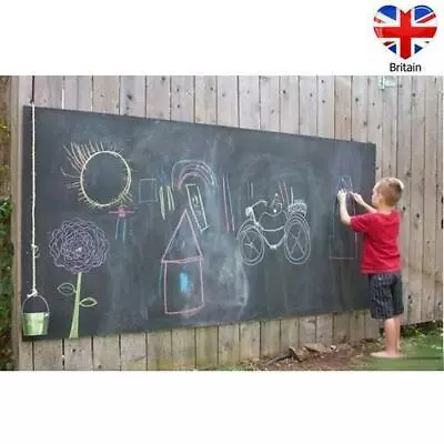 45*200CM Removable For Kids Rooms Chalk Board Art Draw Stickers Blackboard Vinyl • £9.86