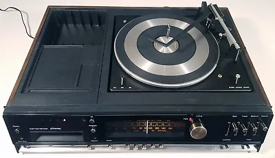 Jc Penney 1778 Stereo Receiver Turntable 8-track Tape Recorder Vintage 1975 • $64.99