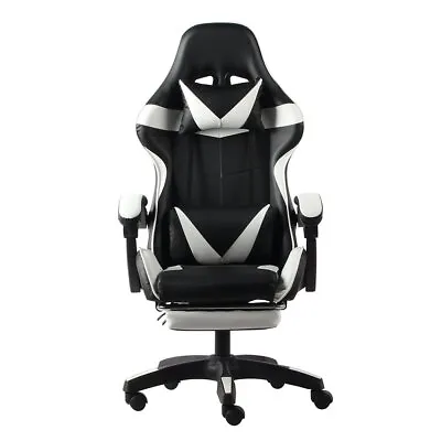 $95 • Buy Gaming Chair Office Computer Seating Racing PU Leather Executive Racer Recliner