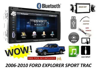 2006-2010 Ford Explorer Sport Trac Bluetooth Touchscreen DVD CD USB CAR STEREO • $189.99