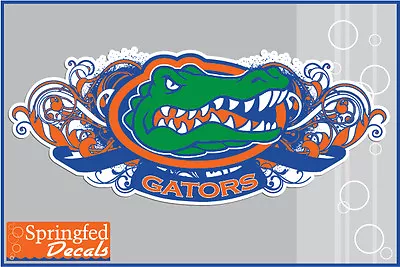 Florida Gators TRIBAL GATOR HEAD DESIGN Vinyl Decal UF Sticker For Anything • $7.95