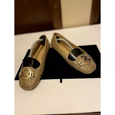 Michael Kors Gold Flats  Size 8.5 • $35