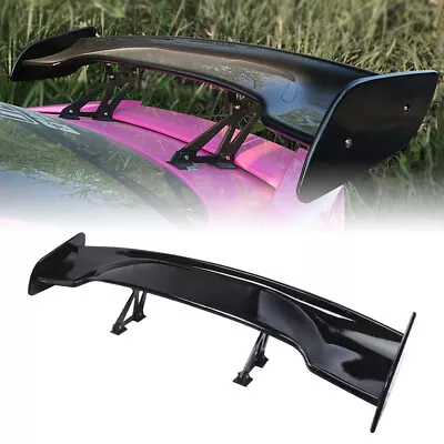 57''  GT Style Universal Trunk Boot Lip Rear Wing Spoiler Glossy Black • $182.99