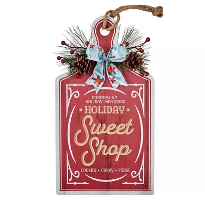 🌹 Pioneer Woman Bread Board Hanging Sign Holiday Sweet Shop • $16.99