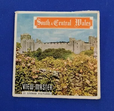 Scarce Sawyer's Vintage C335 E South & Central Wales View-master 3 Reels Packet • $36