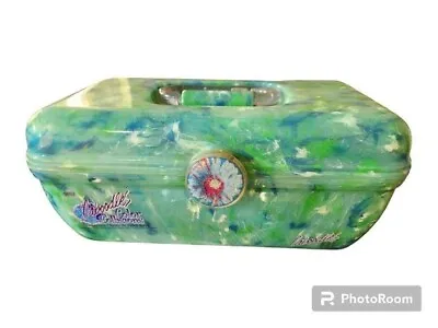 $29.99 • Buy VTG 90's Caboodles Color Collisions Makeup Organizer Mirror Marbled Green 5652