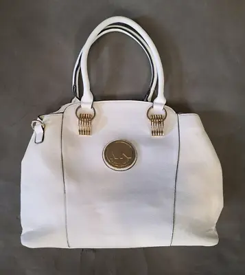 Michel Kors White Faux Leather Women’s Tote Bag New READ Description • $49