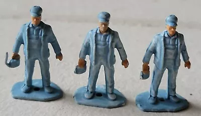 Assorted Vintage Railroad Train Workers 3 Figures HO Scale Tiny Workmen  • $3
