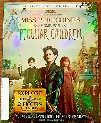 Miss Peregrine's Home For Peculiar Children (Blu-ray/DVD Combo 2016) • $3