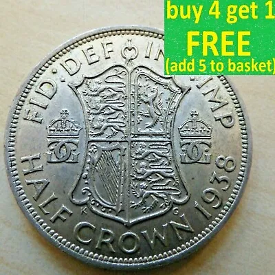 £1.99 • Buy George VI Half-Crown Silver/ Cupro-Nickel Coins Choose From 1937-1951 Auction 2