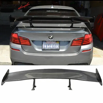 56  Inch GT Style Racing Race Drag Trunk Spoiler Wing - 3D Carbon Fiber CF • $224.99