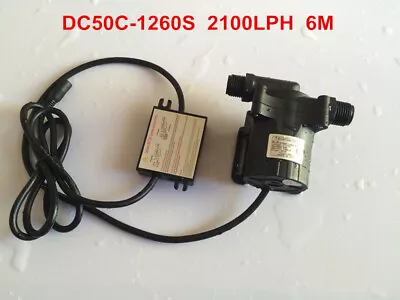 High Power 12VDC Brushless Water Circulation Pump DC50C-1260S 54W 2100LPH SAFE! • $56.99