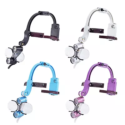 2.5X/3.5X Dental LED Headlamp Surgical Headlight Medical Binocular Loupe 4 Color • $93.59