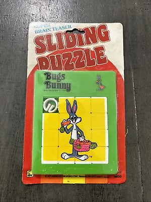 Vintage 1977 Warner Bros. Bugs Bunny Sliding Puzzle New Sealed Package NOS • $16.99