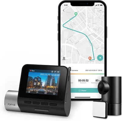 $255.95 • Buy 70Mai Front And Rear Dash Cam Pro Plus+ A500S With 1080P Rear Cam RC06,2.7K Ultr