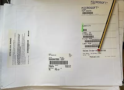 £10.95 • Buy MICROSOFT 7WT-00049 Win Emb Std E 7 Emb PART NO X11-72438 SEALED New License
