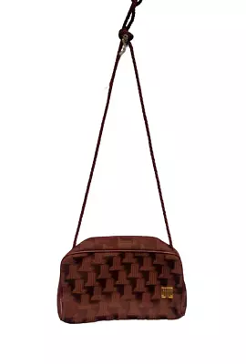 Vintage Lanvin Signature Monogram Logo Cosmetic Bag Hand Bag Board Col (Canada) • $130.71