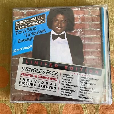 Michael Jackson: 9 Single Pack / Red Vinyl 7  Singles / Import UK LTD. Edition • $60