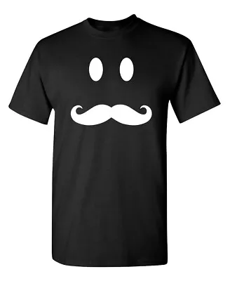Moustache Smile Sarcastic Novelty Funny T-Shirts • $20.24
