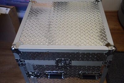£125 • Buy Soundlab 6U 19  Rack Flight Case 45cm With 10U Adjustable Mixer Space