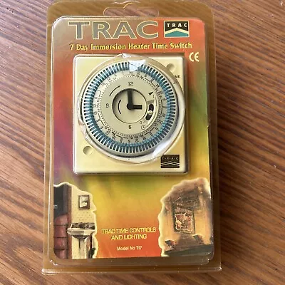 TRAC 7 Day Immersion Heater Timer Switch New 13A • £9.99