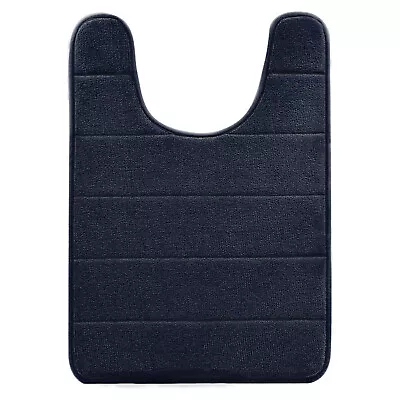 BETUS U-Shaped Contour Memory Foam Toilet Mat Velvet Washroom Rug - 16  X 24  • $13.95