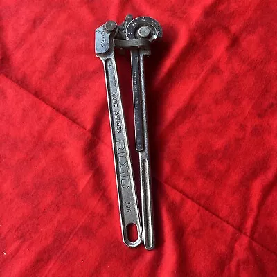 VINTAGE Ridgid 396 Tube Bender 3/8  To 15/16  Radius - USA  (t80) • $70