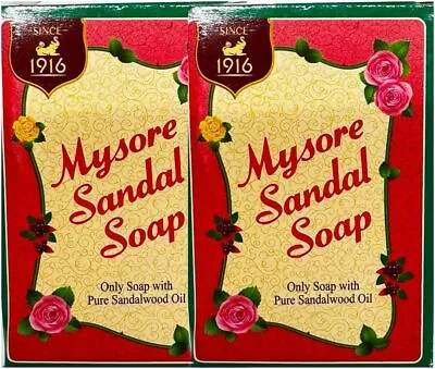 Mysore Sandal Soap Bathing  Body Soap Natural From India 125G • £9.99