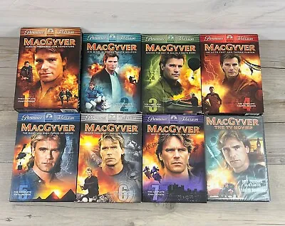 MacGyver Seasons 1-7 Plus 2 TV Movies Complete Series DVDs Richard Dean Anderson • $95.35