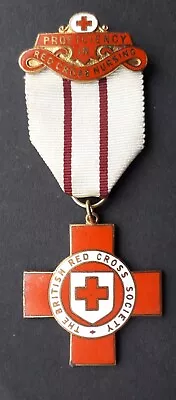 British Red Cross Society  Proficiency In Nursing  Medal (maker : Gaunt) • £10