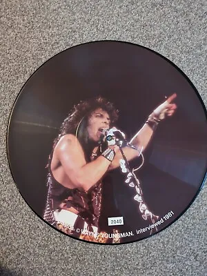 KISS - Interview 12  Picture Disc (Wayne Youngman) (2040) 1981 EX • £12