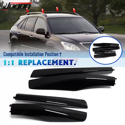 4pcs Roof Rack Rail End Cover Shell Cap For Lexus RX350 RX300 RX400h 2004-2009 • $41.27