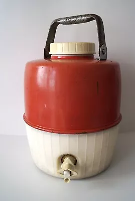 Camper Van Water Bucket Barrel 7.5l Vintage Collectable 1970 Travel Barbeque • $43.16