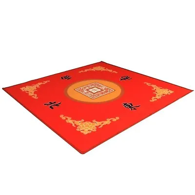 Universal Mahjong / Paigow / Card / Game Table Cover - Red Mat 31.5  X 31.5  ... • $23.39