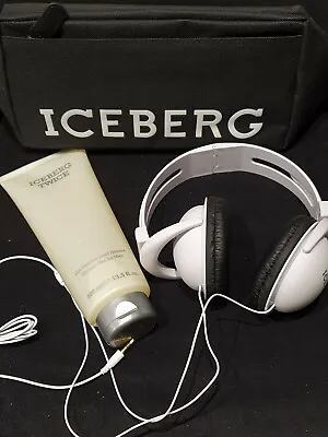 £19.99 • Buy Iceberg Mens Twice 400ml Shower Gel In Toiletry Wash Bag With FREE Headphones