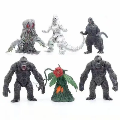 Godzilla X King Kong Mechagodzilla Biollante 6pcs Monster 3.5  Action Figure Set • $19.99