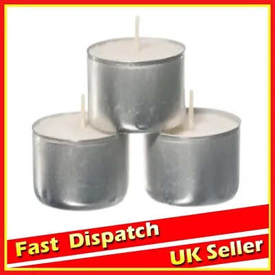 Prices Patent Candles White Tealights Bag Pack Of 50 Wax L X 3.8Cm W X 1.8Cm • £8.99